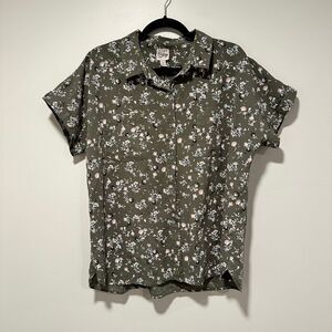 Como Vintage Floral Button Down